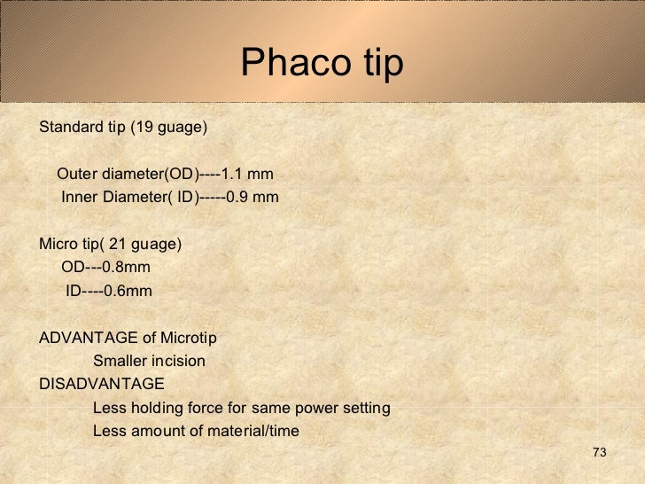 phaco od